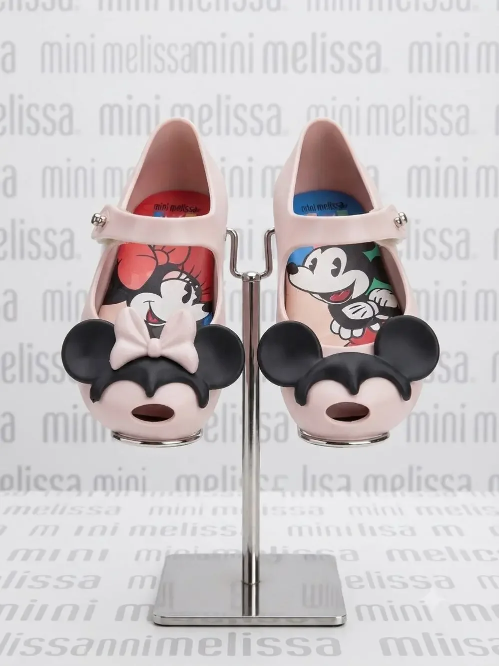 Mini Melissa Disney Minnie Mickey Mary Jane Jelly Shoes Toddler US 6
